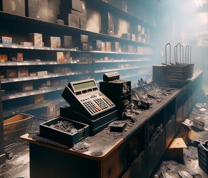 Retail Store After a Fire